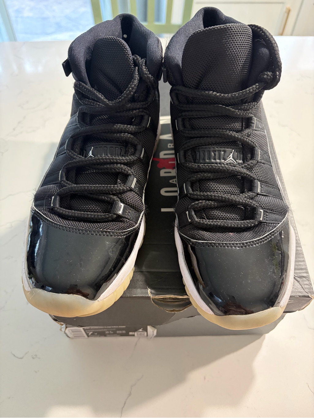 Nike Air Jordan Retro 11jubilee Gs Shoes Size 7y